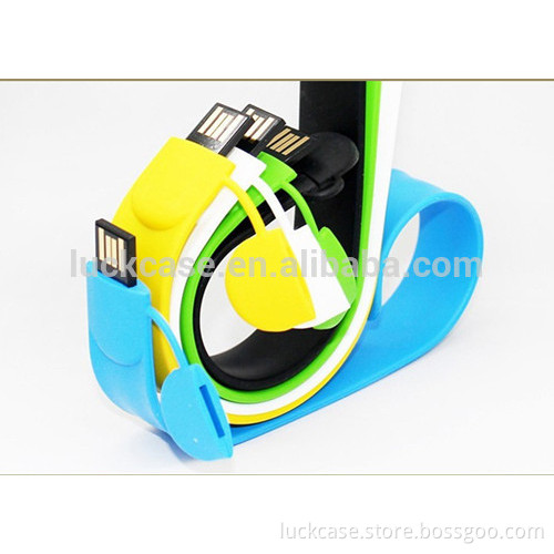 New Design Stylish Anti-dust Silicone USB Cover With Wrist Band